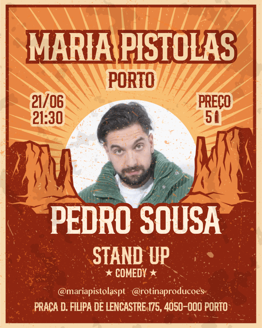 Maria Pistolas Comedy Session 21/Jun - Pedro Sousa