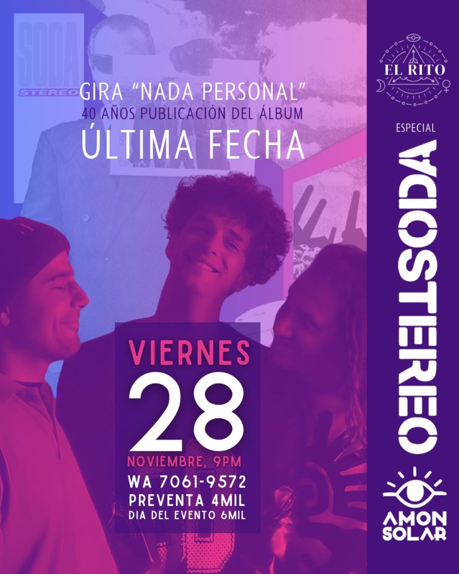 Soda Stereo: Gira 40 Años Nada Personal - Última Fecha
