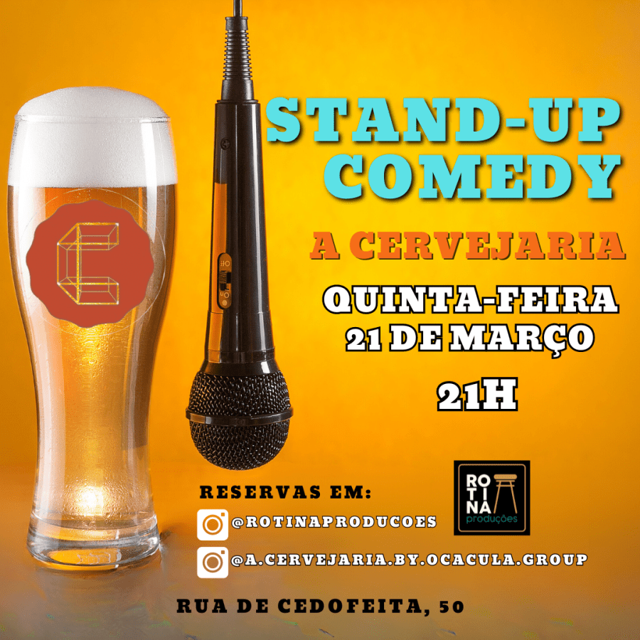 Stand-Up Comedy A Cervejaria 21/mar