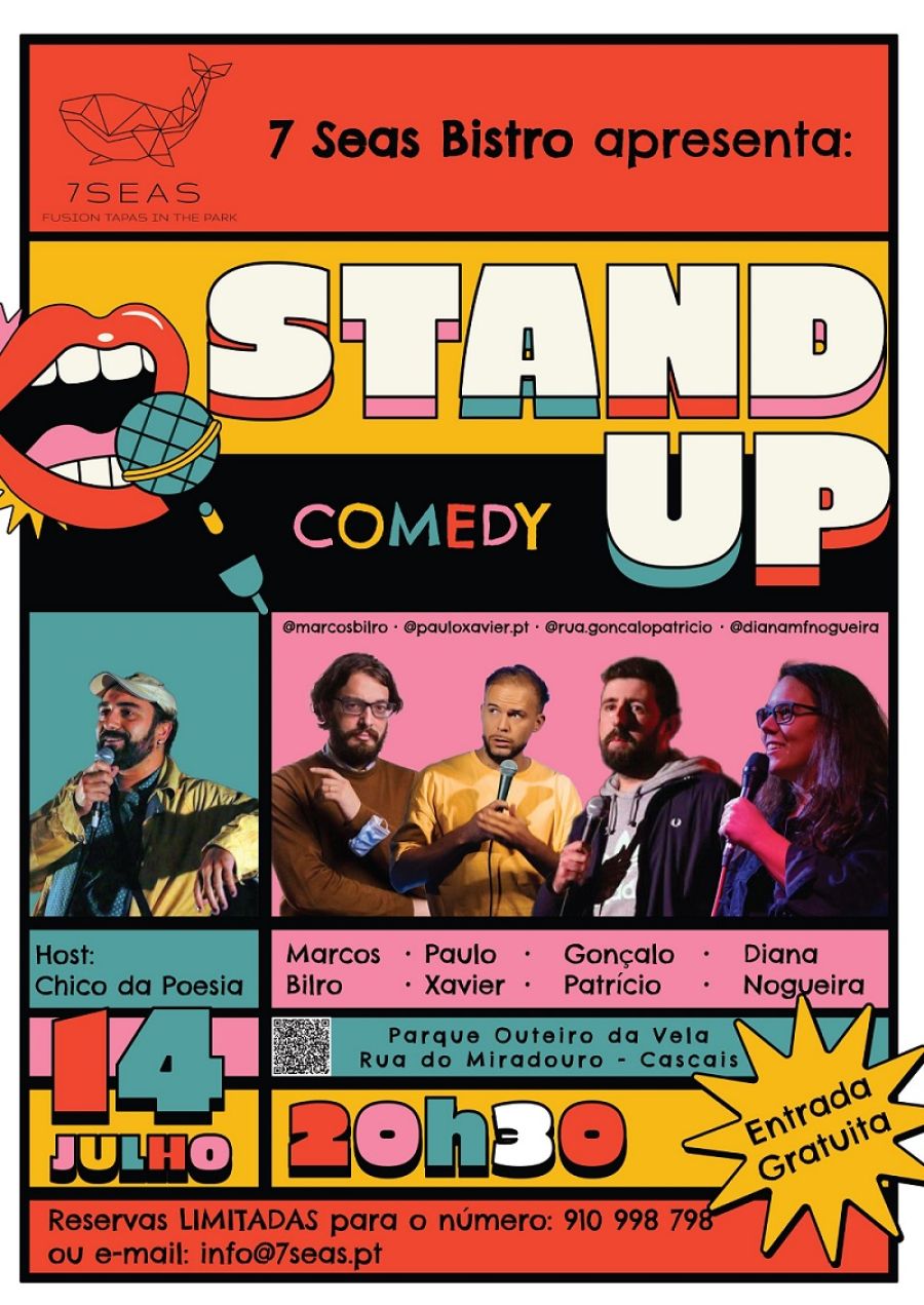 Standup Comedy - 7 Seas Bistro Featuring Chico da Poesia