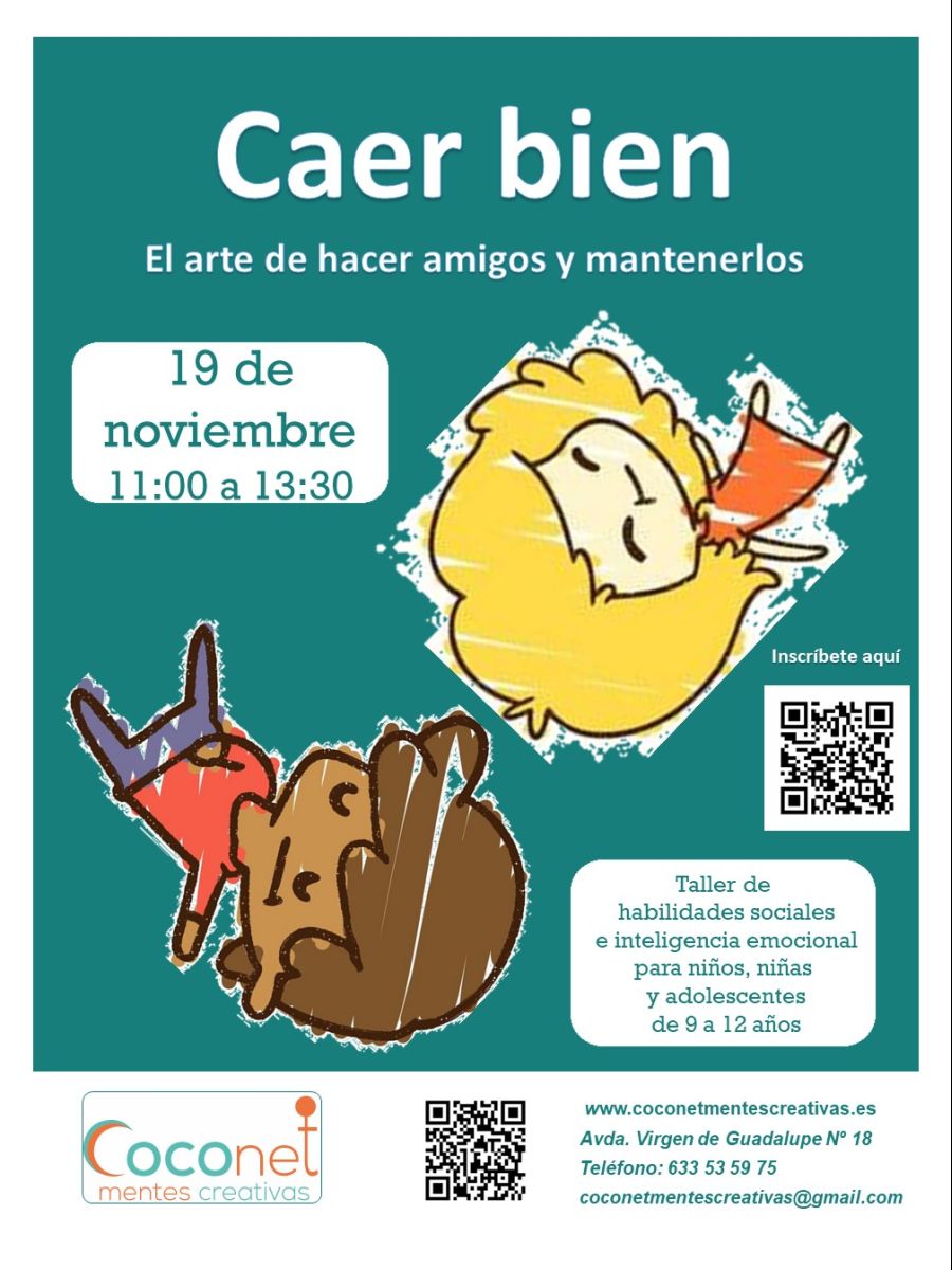 Caer bien. Taller de habilidades sociales para preadolescentes