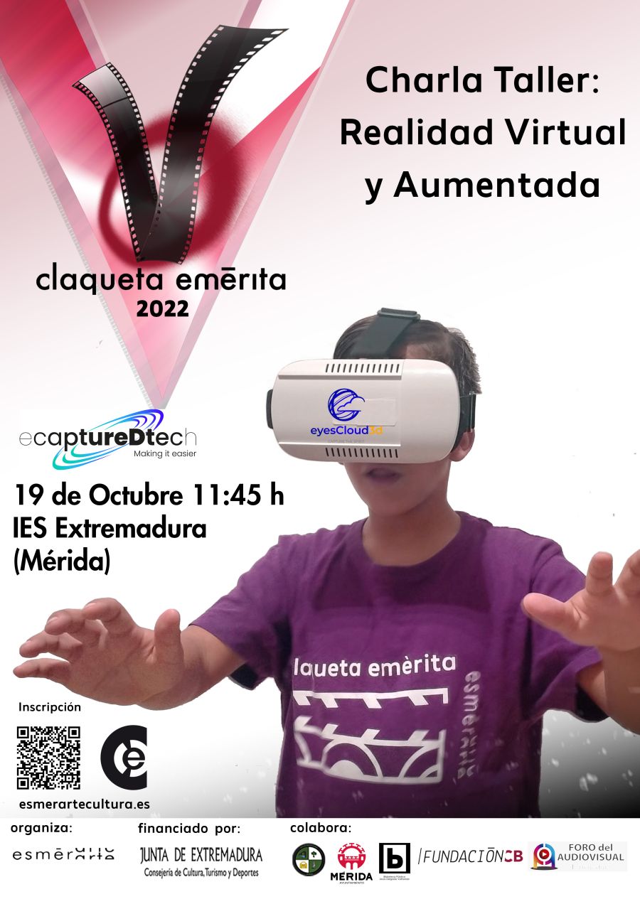 Taller de realidad virtual (RV) y aumentada (RA) [CLAQUETA EMÉRITA]