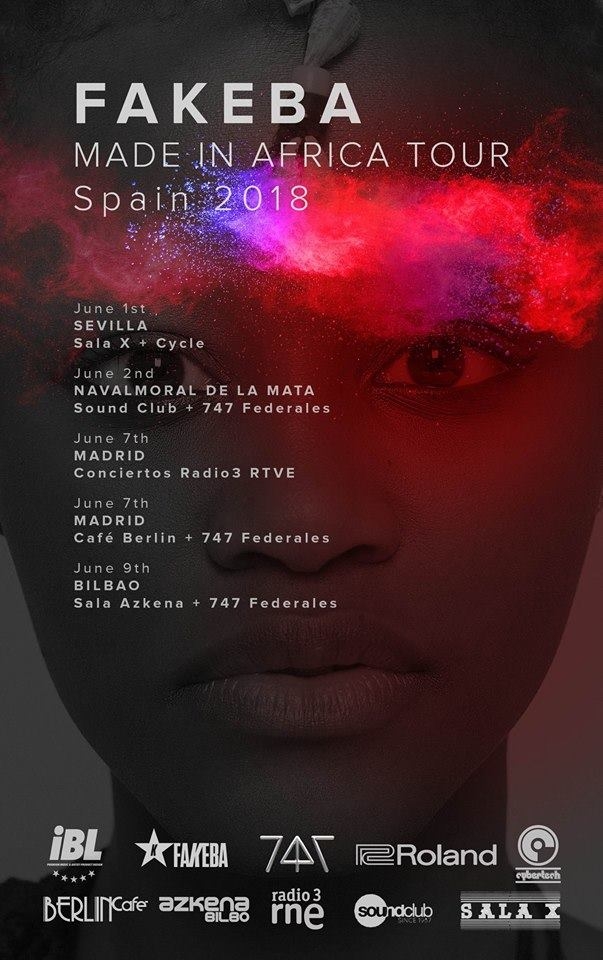 Fakeba MADE IN Africa TOUR Spain 2018