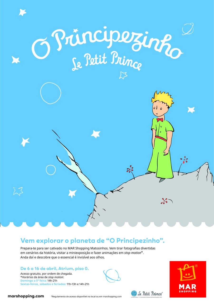 'O Principezinho' aterra no planeta MAR Shopping Matosinhos para lembrar que 'só se vê bem com o coração'
