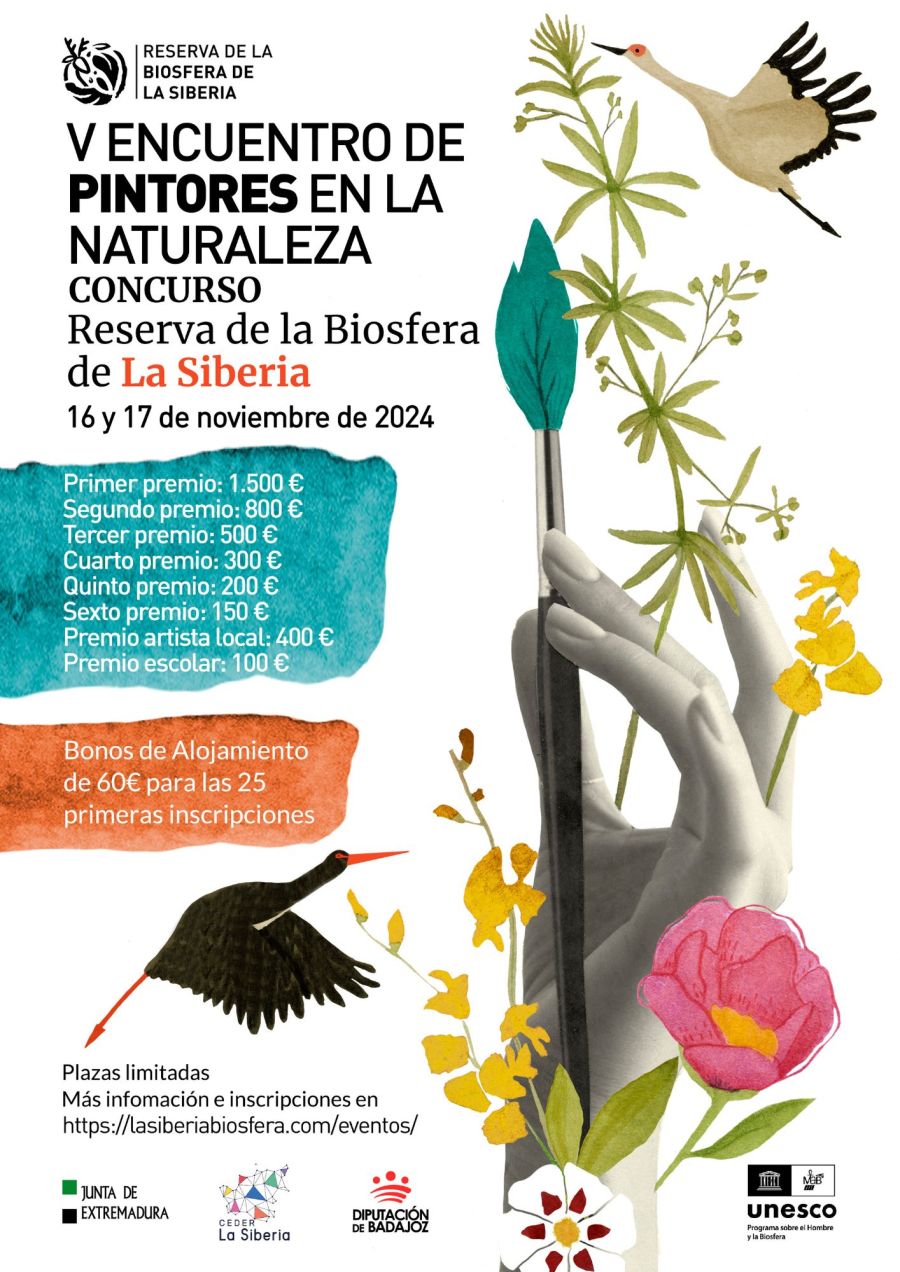 V Encuentro de Pintores en la Naturaleza. Concurso de Pintura al Aire libre “Reserva de la Biosfera La Siberia”