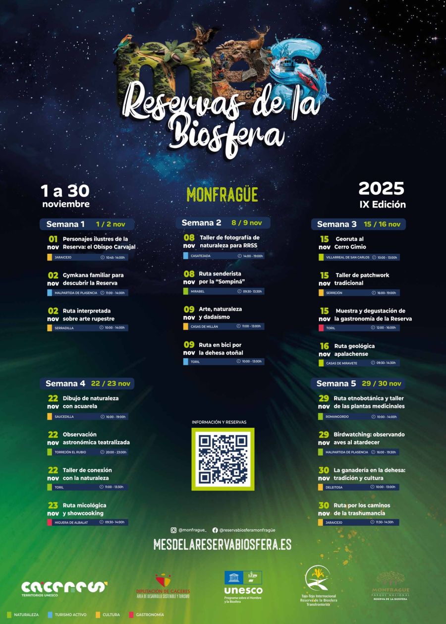Mes de la Reserva de la Biosfera de Monfragüe 2025