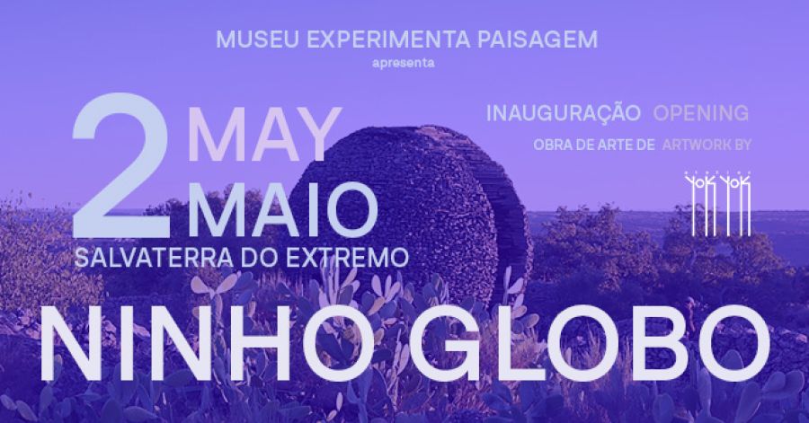 Inauguração da obra de arte Ninho Globo