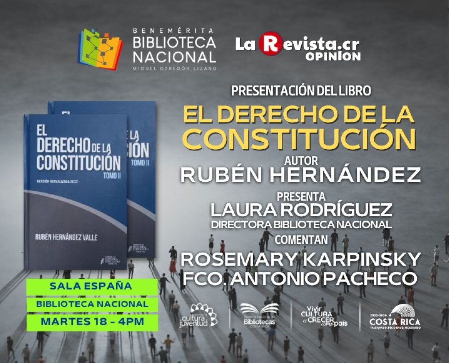 Presentación de libro. El derecho de la Constitución, de Rubén Hernández