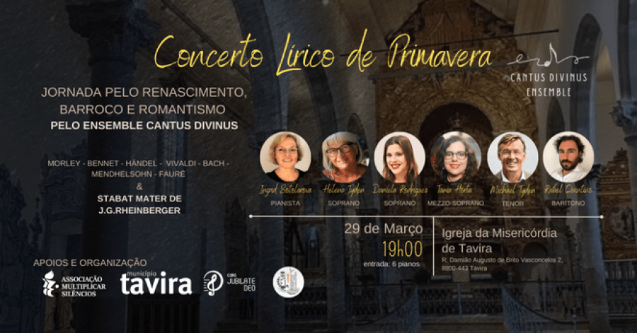 Concerto Lírico de Primavera: Jornada pelo Renascimento, Barroco e Romantismo