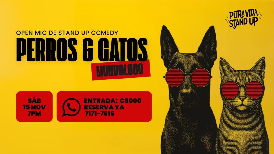 Open Mic,Stand Up comedy de Perros y Gatos