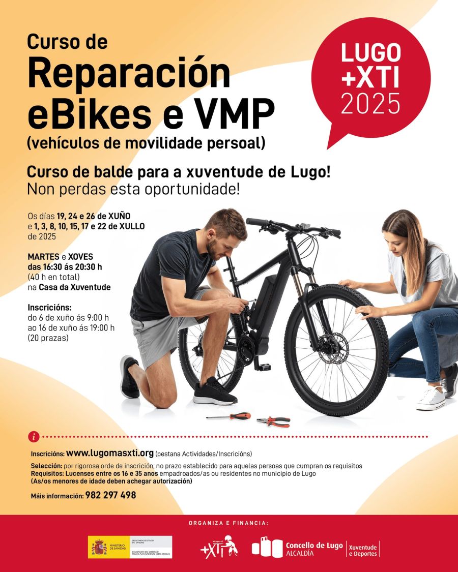 Reparar eBikes e VPM | Programa +XTi 2025