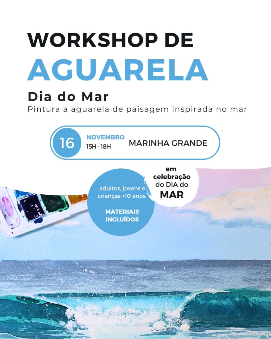 Workshop de Aguarela - Dia do Mar