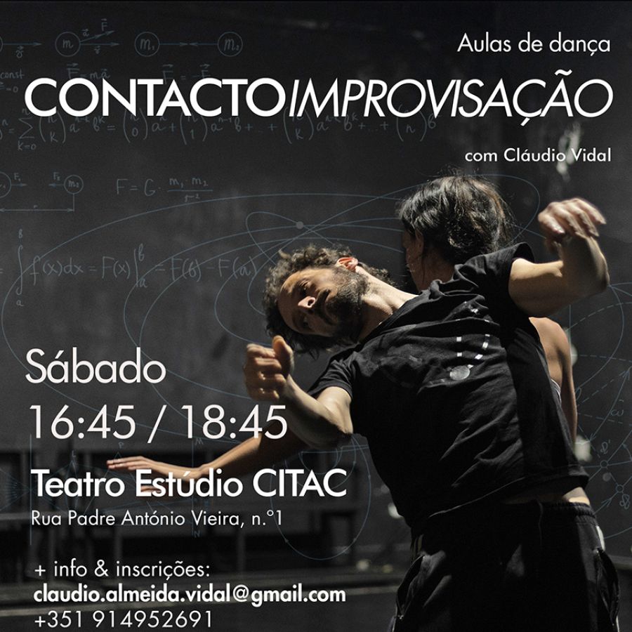 Aula de Dança :  CONTACTO IMPROVISAÇÃO