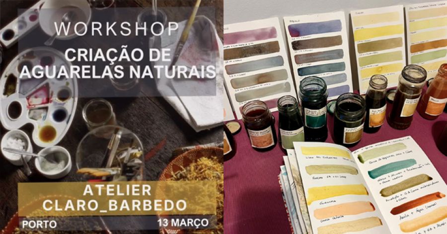 WORKSHOP – CRIAÇÃO DE AGUARELAS NATURAIS