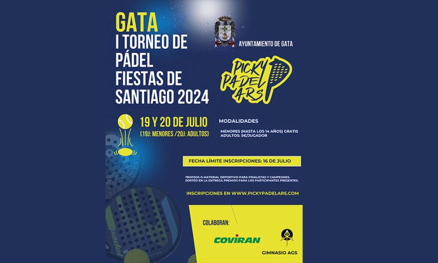 I torneo de pádel Fiestas de Santiago 2024