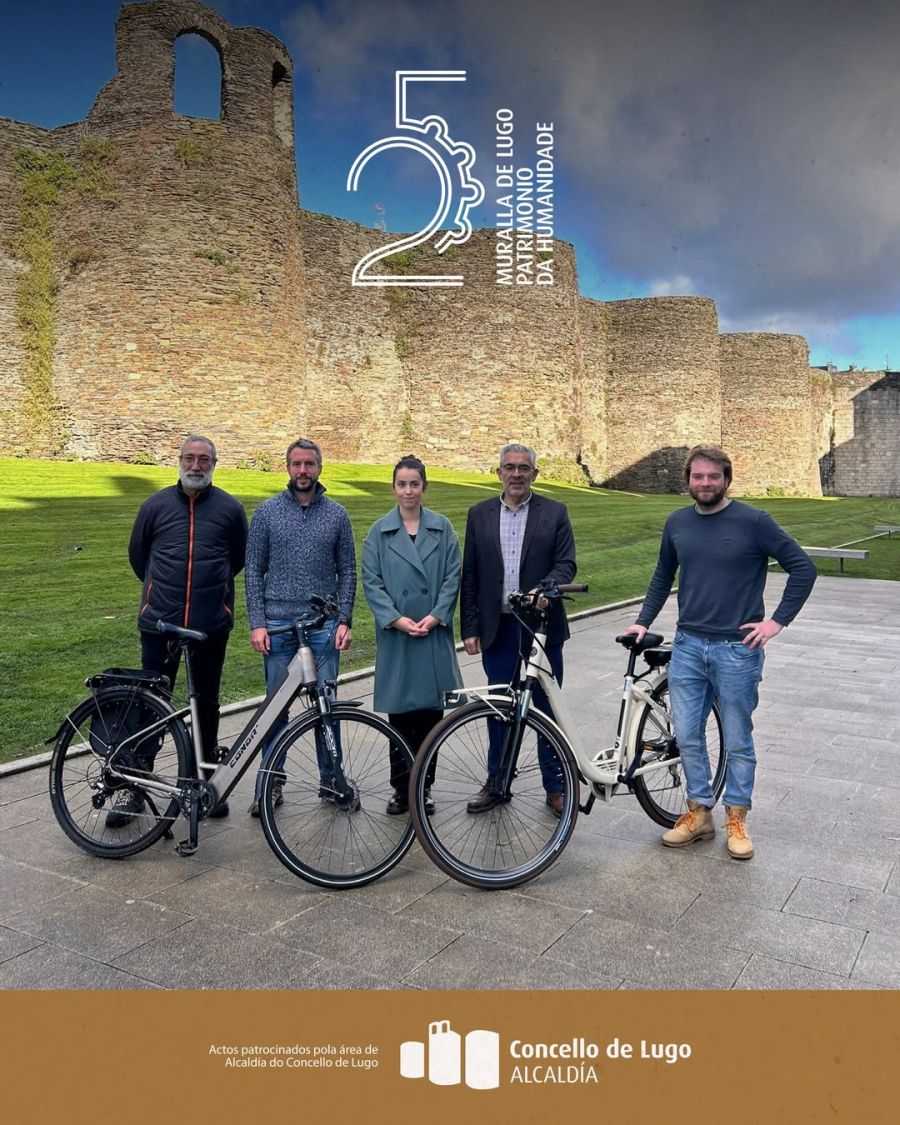 Día da Bicicleta 2025 | Homenaxe a la Muralla de Lugo como Patrimonio Mundial