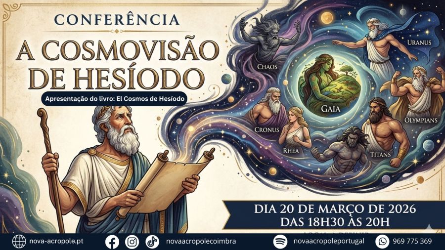 Conferência: A Cosmovisão de Hesíodo: Uma Viagem às Origens do Universo