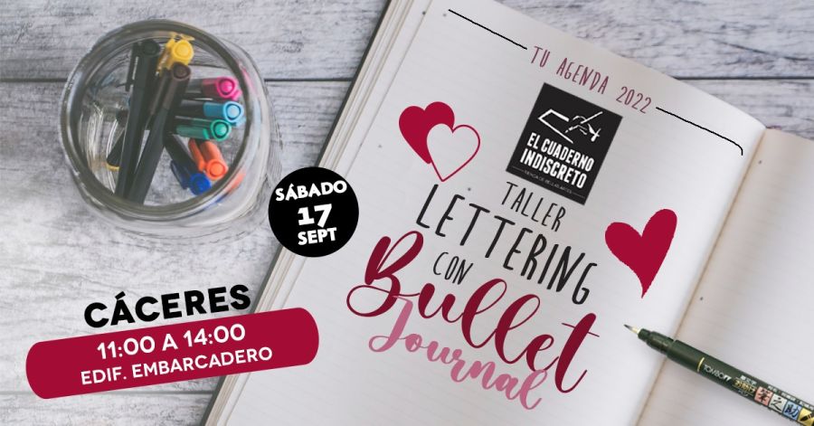 Taller Lettering con Bullet Journal en Cáceres
