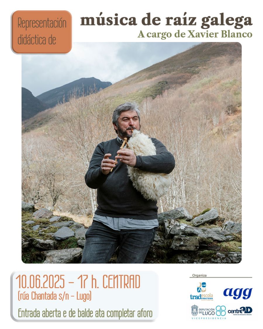 Música de Raiz Galega da man de Xavier Blanco