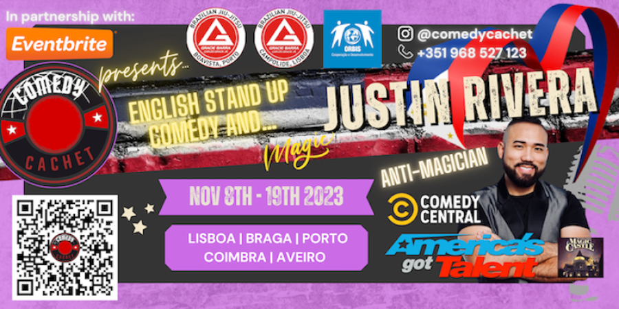 Stand Up Comedy - JUSTIN RIVERA - Live in Porto