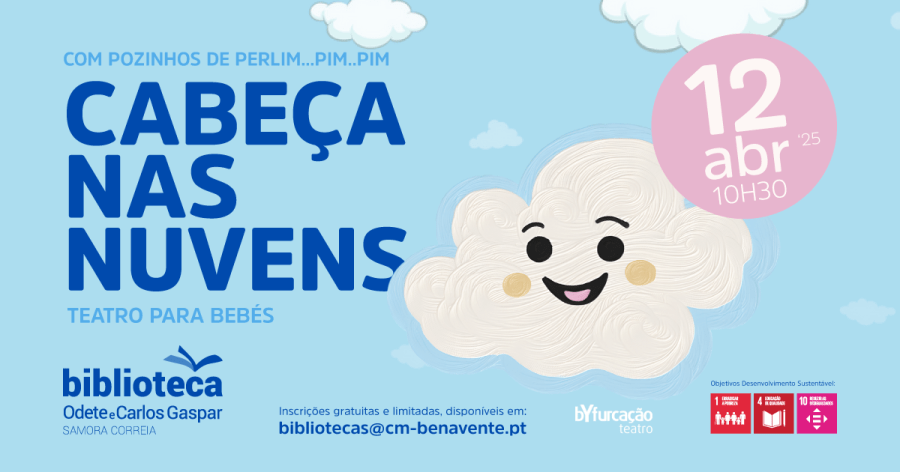 ESGOTADO - TÃO BALALÃO – Música, Teatro e Contos para a 1.ª Infância “Cabeça nas Nuvens”