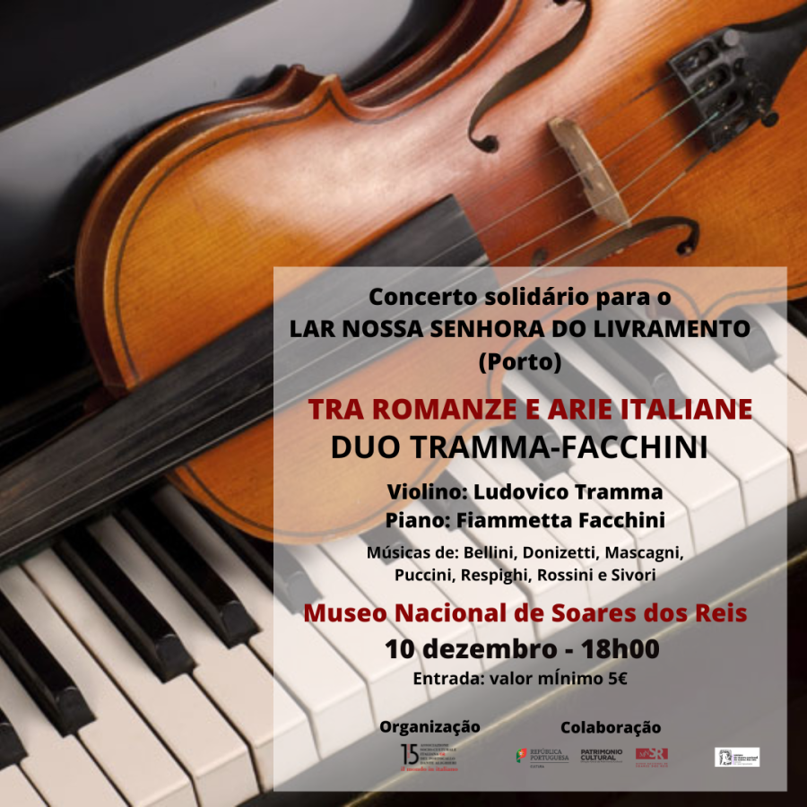 Concerto Solidário - TRA ROMANZE E ARIE ITALIANE