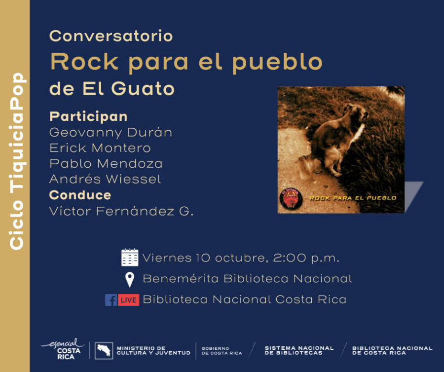 Conversatorio. Rock para el pueblo de El Guato, del ciclo 'TiquiciaPop'