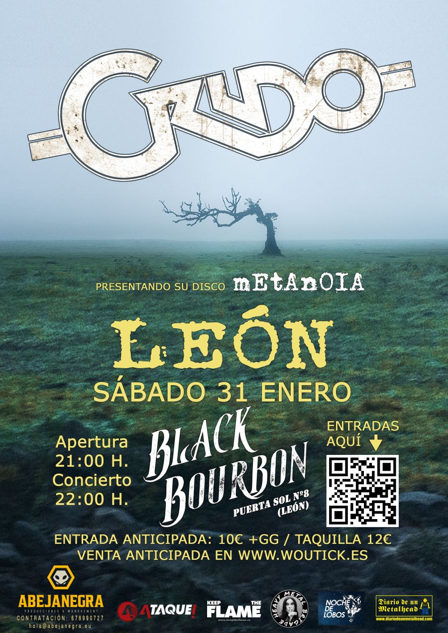 CRUDO en León, presentando su nuevo disco 'mEtAnOIA'