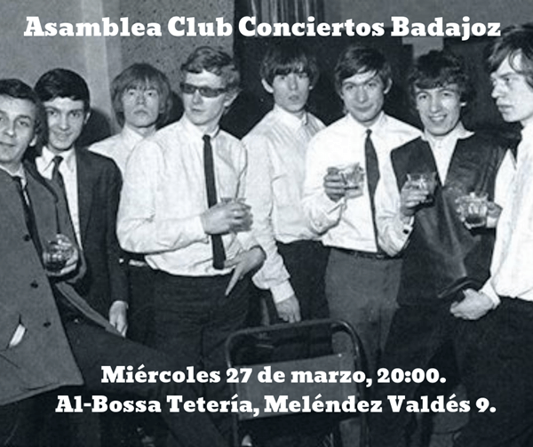 Asamblea Club Conciertos Badajoz | 27 de marzo