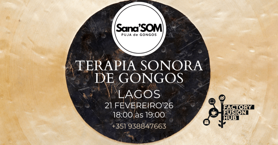 TERAPIA SONORA DE GONGOS Sana’SOM em LAGOS