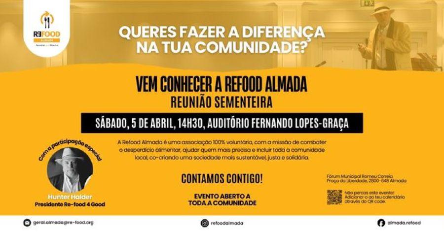 Vem conhecer a Refood Almada! - Reunião Sementeira
