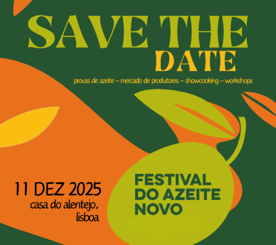 Festival do Azeite Novo Chega a Lisboa pela primeira vez dia 11 de dezembro