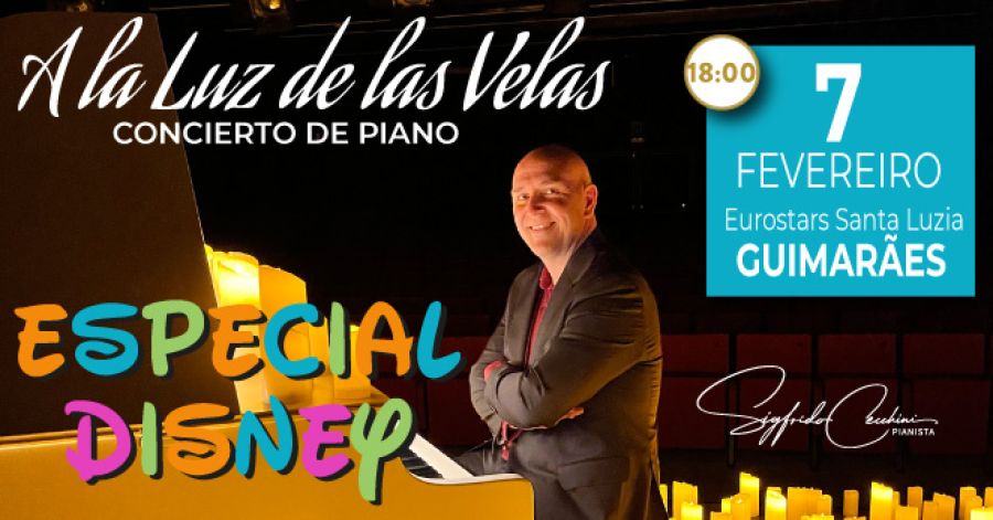 Concerto de Piano À Luz das Velas: Especial Disney