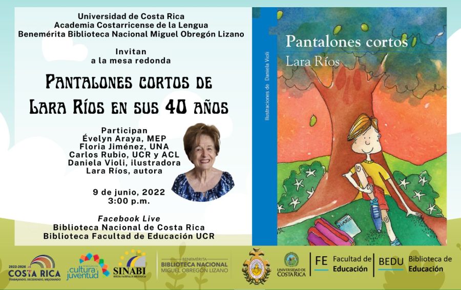 Mesa redonda. Pantalones cortos, de Lara Ríos en sus 40 años