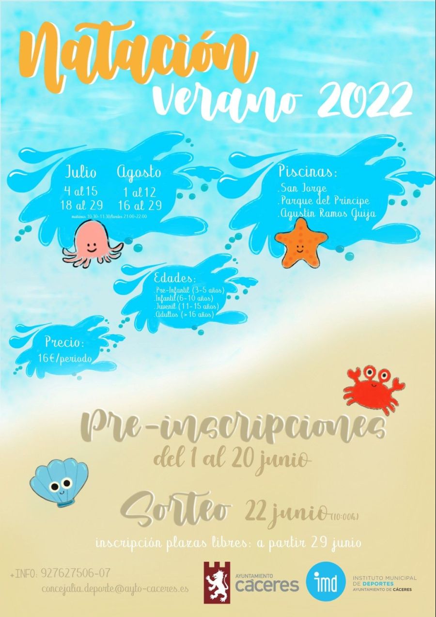 NATACIÓN DE VERANO 2022