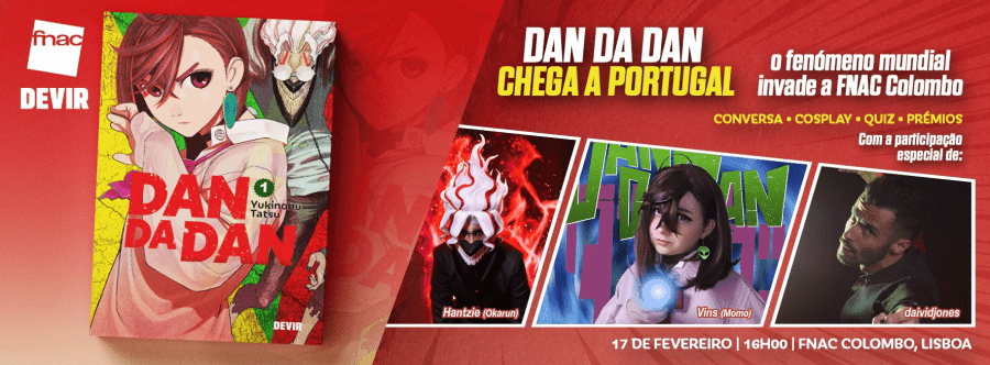 Festa 'Dan da Dan' invade Fnac Colombo — Mangá, cosplay e prémios