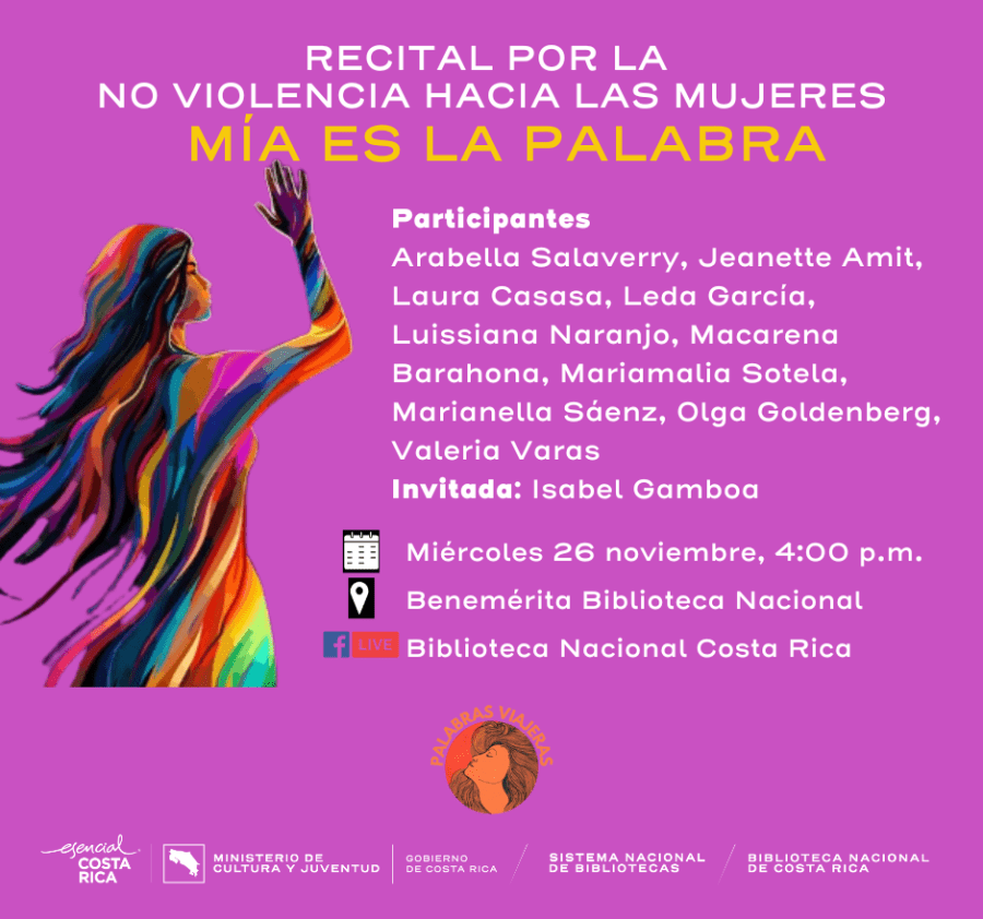 Recital 'Mía es la palabra' por la No Violencia hacia las Mujeres