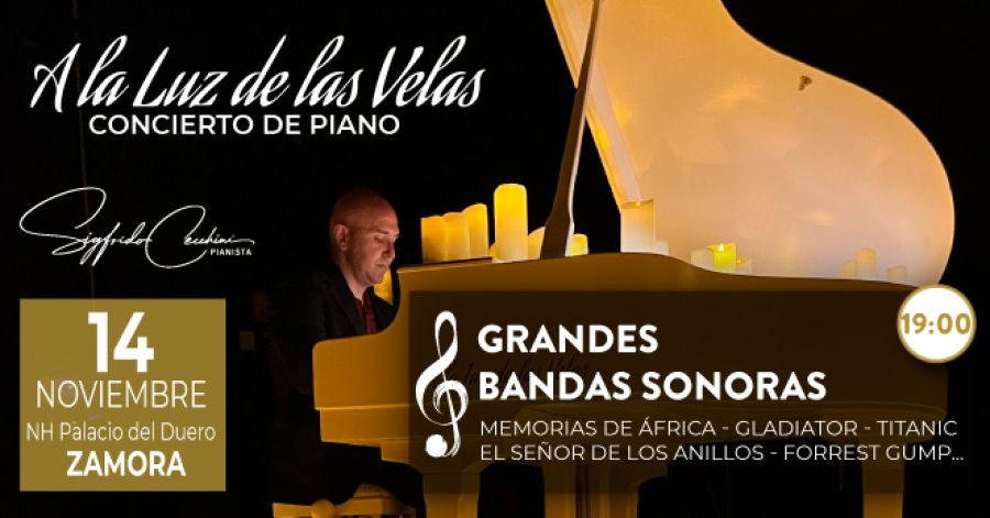 Concierto de piano A la luz de las Velas 'Grandes Bandas Sonoras'
