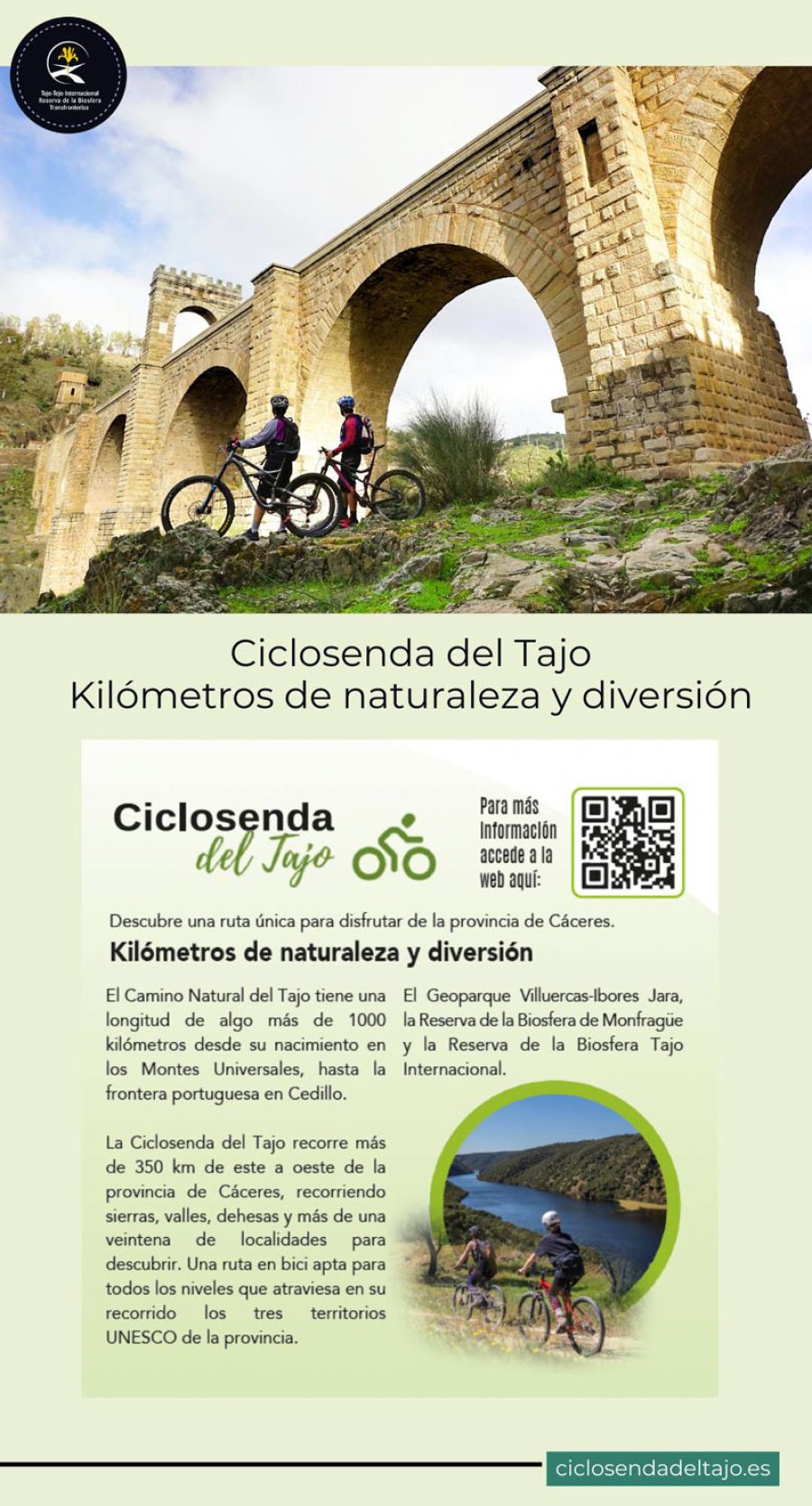 CICLOSENDA DEL TAJO | Kilómetros de naturaleza y diversión