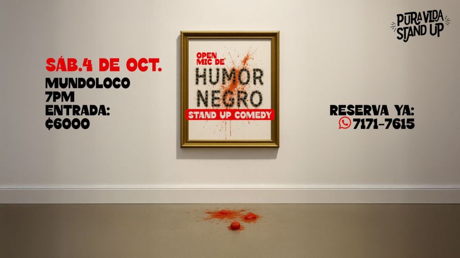 Open Mic de Stand Up Comedy, Humor Negro