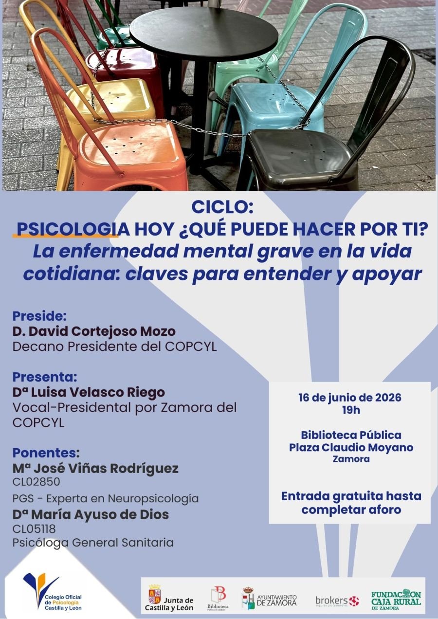 Ciclo de conferencias 'Psicología hoy: ¿Qué puede hacer por ti?'