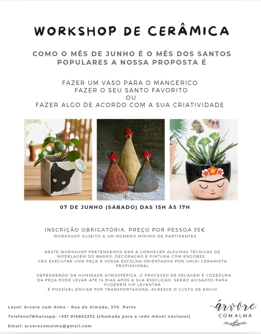 WORKSHOP DE CERAMICA 