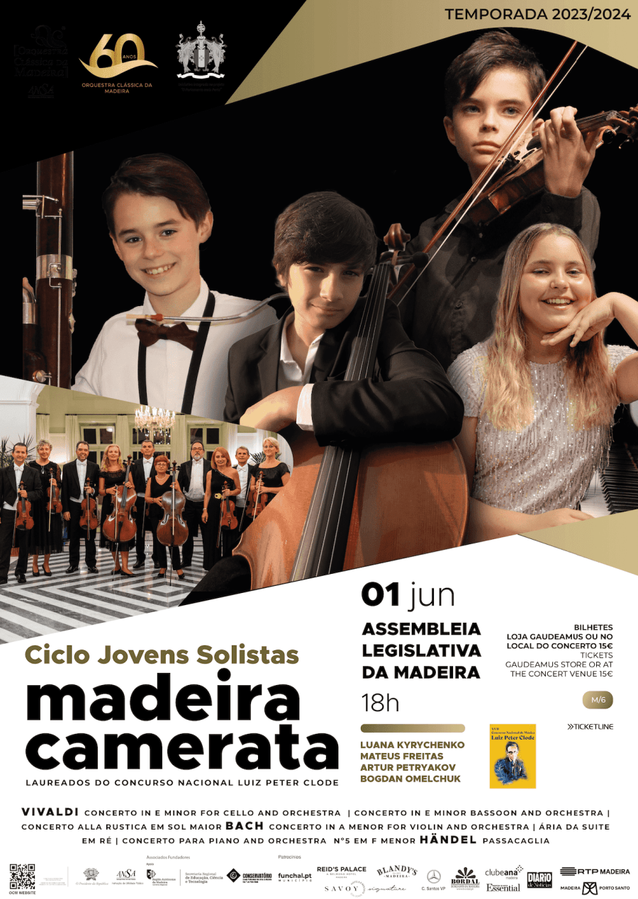 Madeira Camerata e os Laureados do Concurso Nacional Luiz Peter Clode