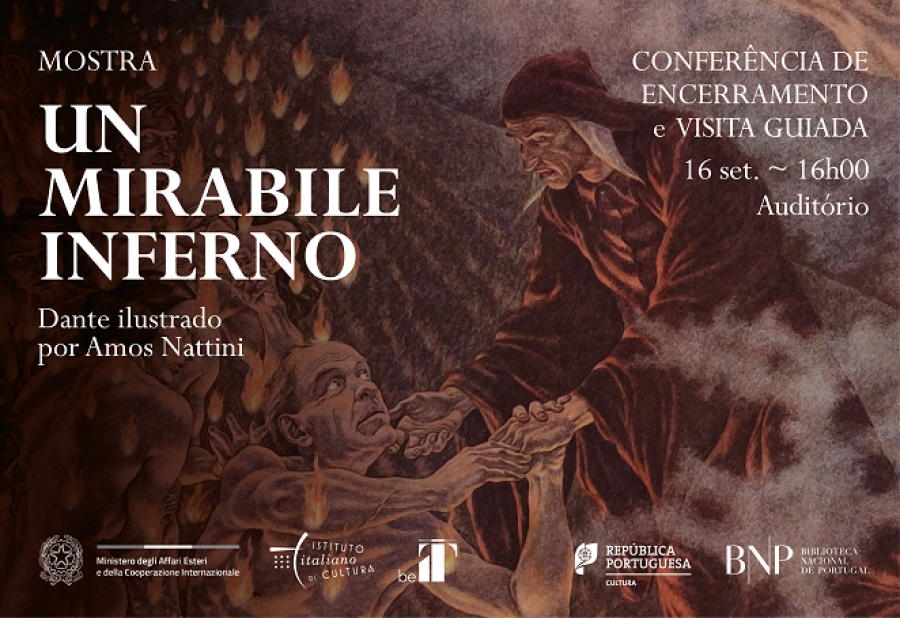 Conferência de encerramento e visita guiada Mostra Un Mirabile Inferno. Dante ilustrado por Amos Nattini