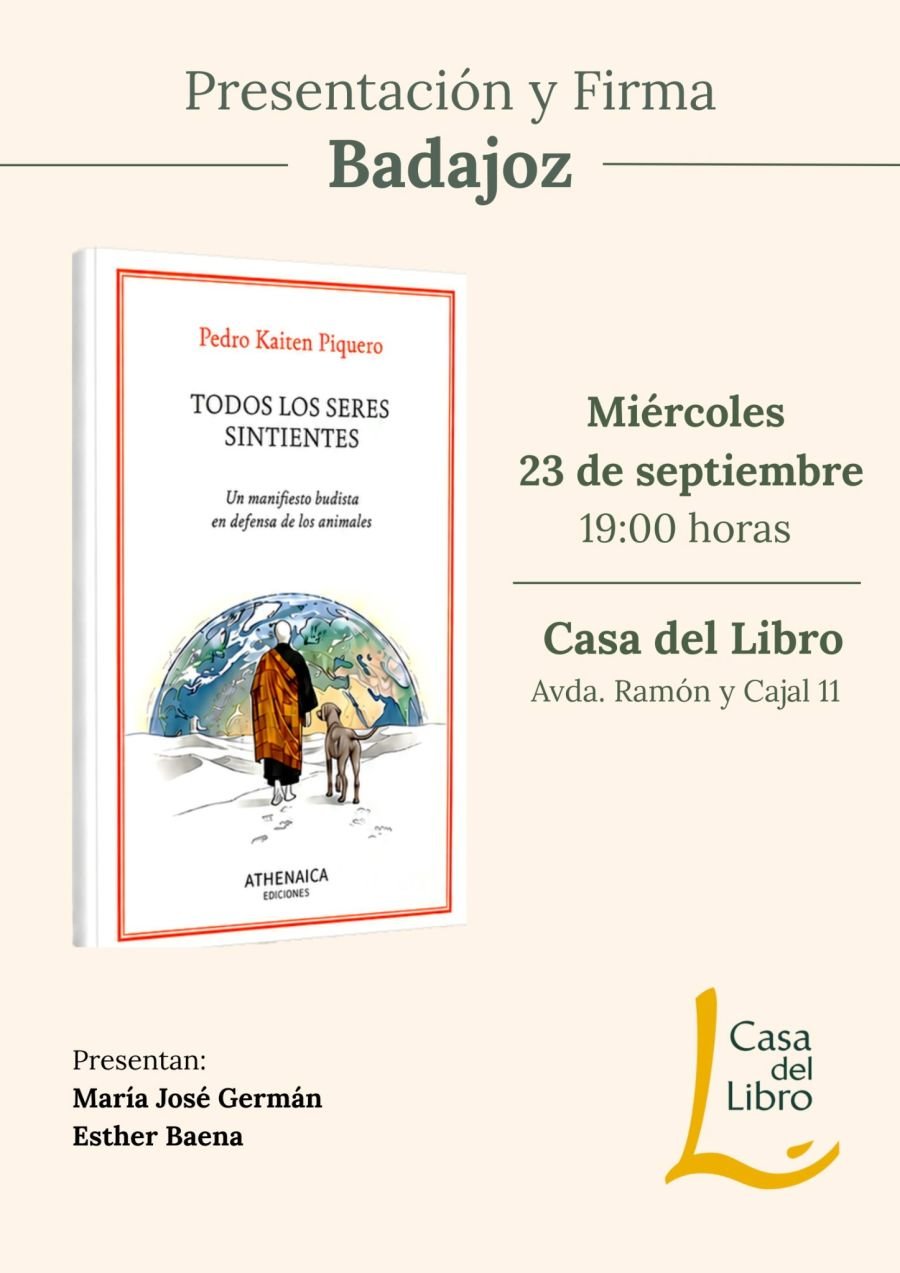PRESENTACIÓN DEL LIBRO TODOS LOS SERES SINTIENTES