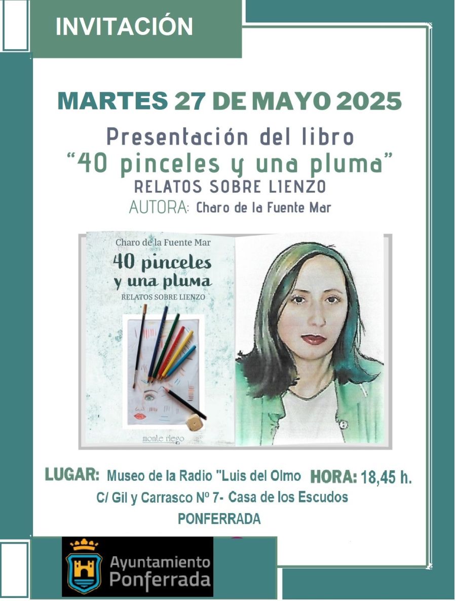 Presentación libro | 40 pinceles y una pluma (Relatos sobre lienzo)