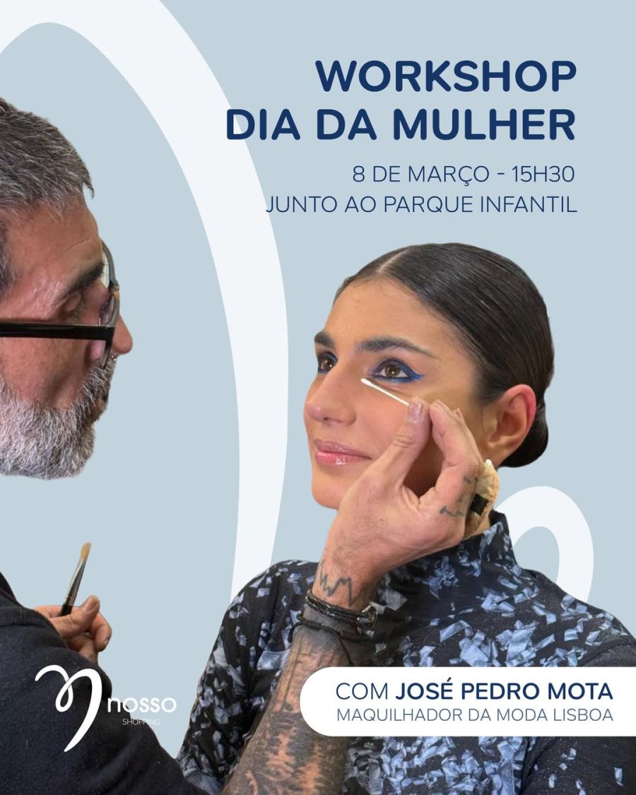 Entre Sombras, Batons e Iluminadores: Nosso Shopping celebra o Dia da Mulher com Workshop de Maquilhagem
