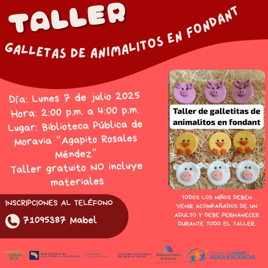 Galletas de animalitos en fondant