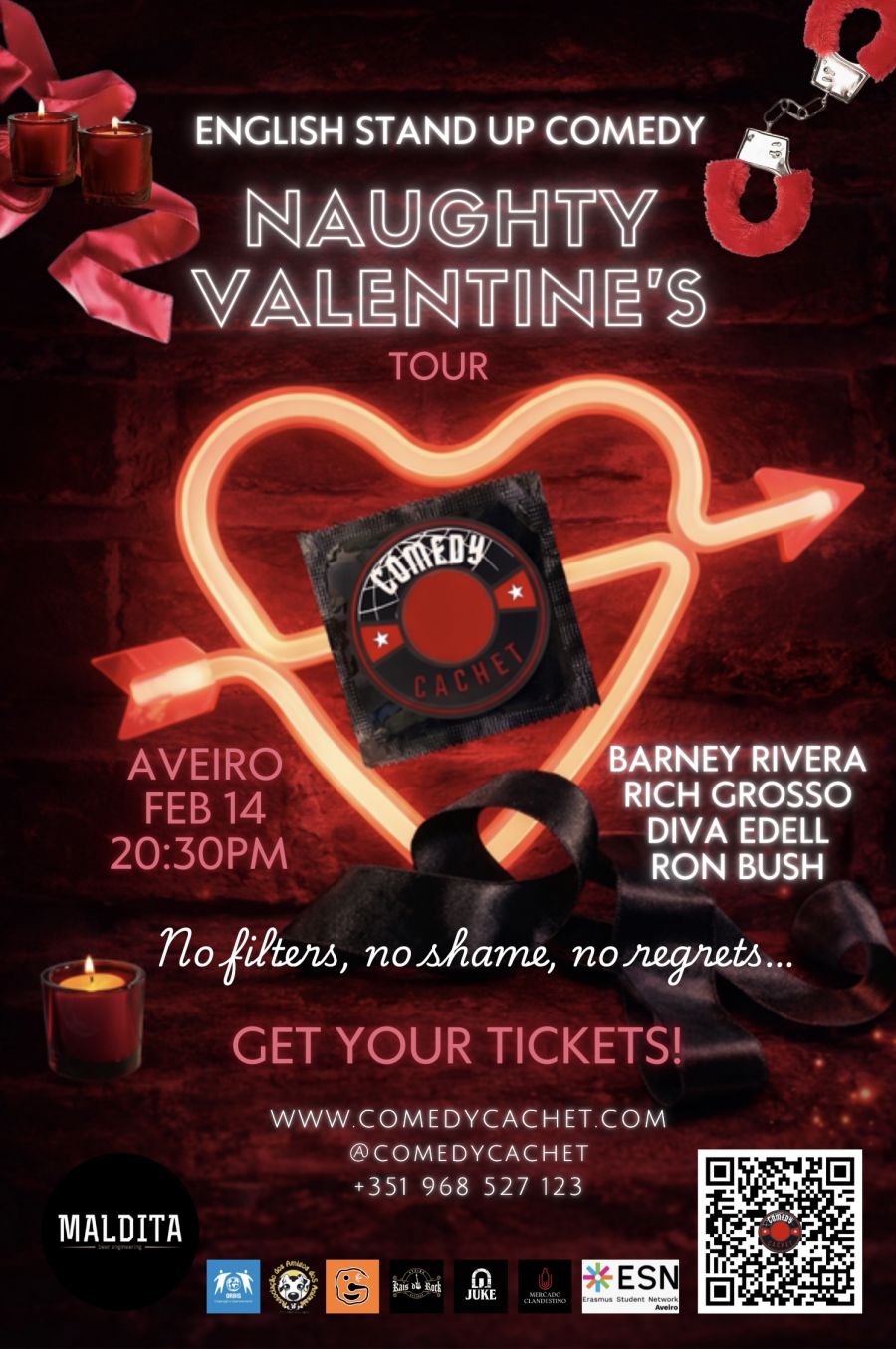 Stand Up Comedy - NAUGHTY VALENTINE'S - Live in Aveiro