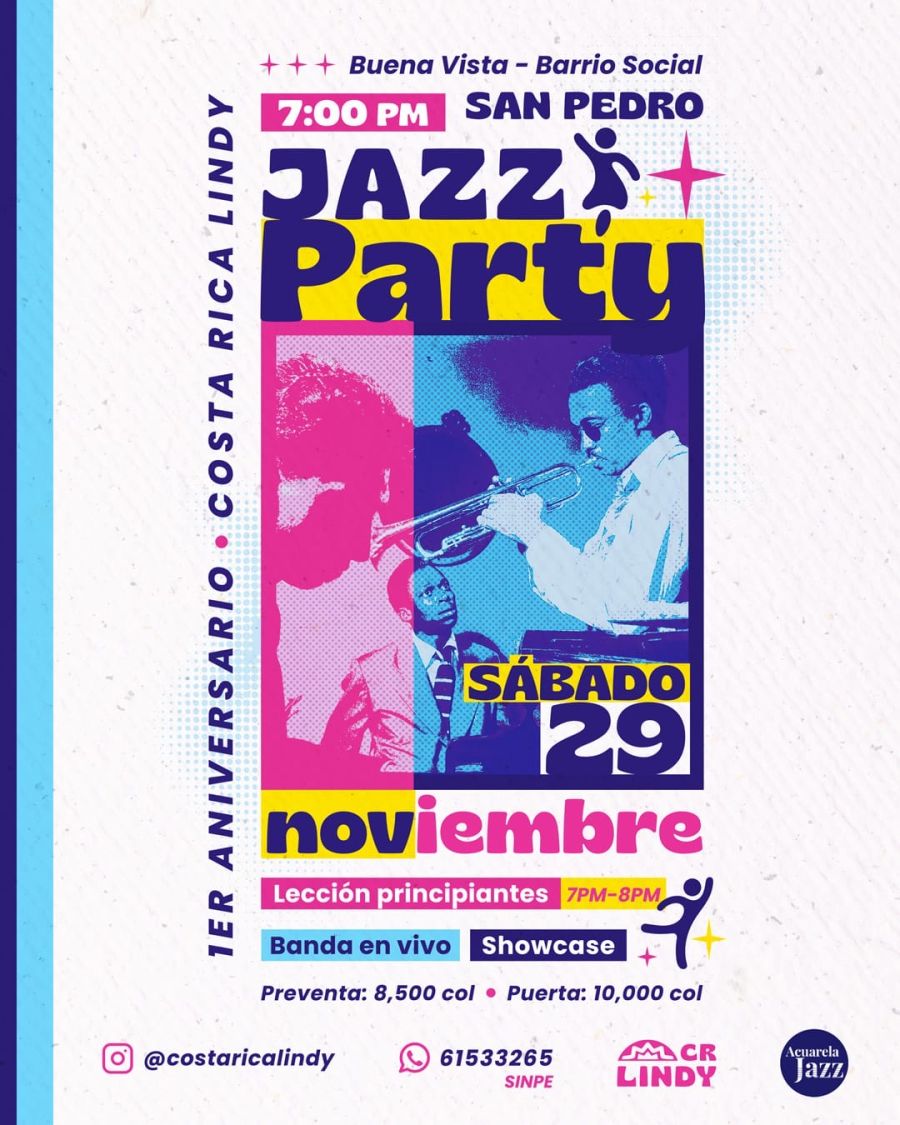 Jazz Party: Primer Aniversario de Costa Rica Lindy